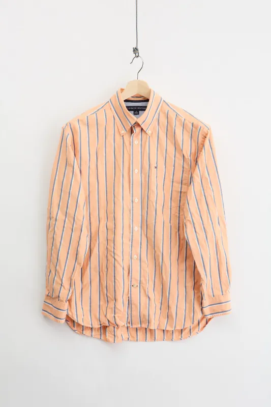 Tommy Hilfiger striped oxford shirt (M) sold by Livid Jeans