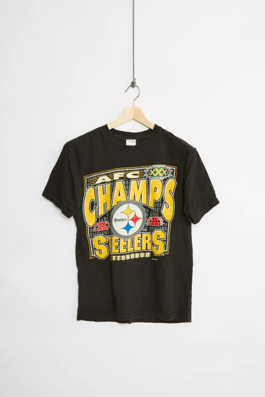 1996 Steelers Superbowl tee (M) made by Vintage