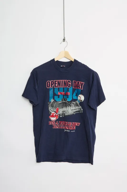 1994 Cleveland Guardians tee (L) made by Vintage