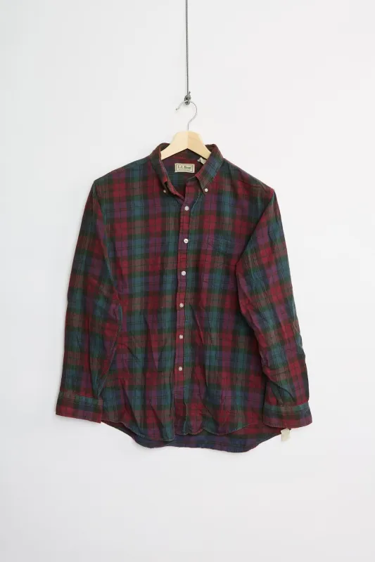 80's L.L. Bean flannel shirt (L) sold by Livid Jeans