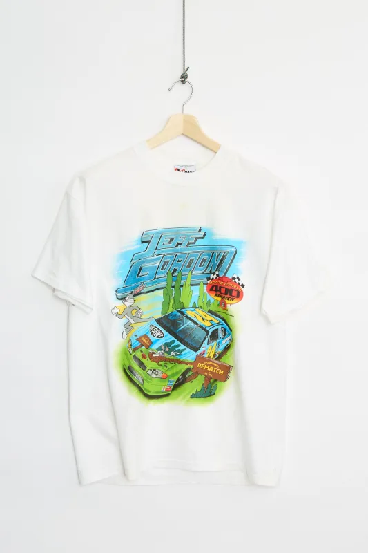 Y2K Jeff Gordon Looney Toons Nascar Tee (M) made by Vintage