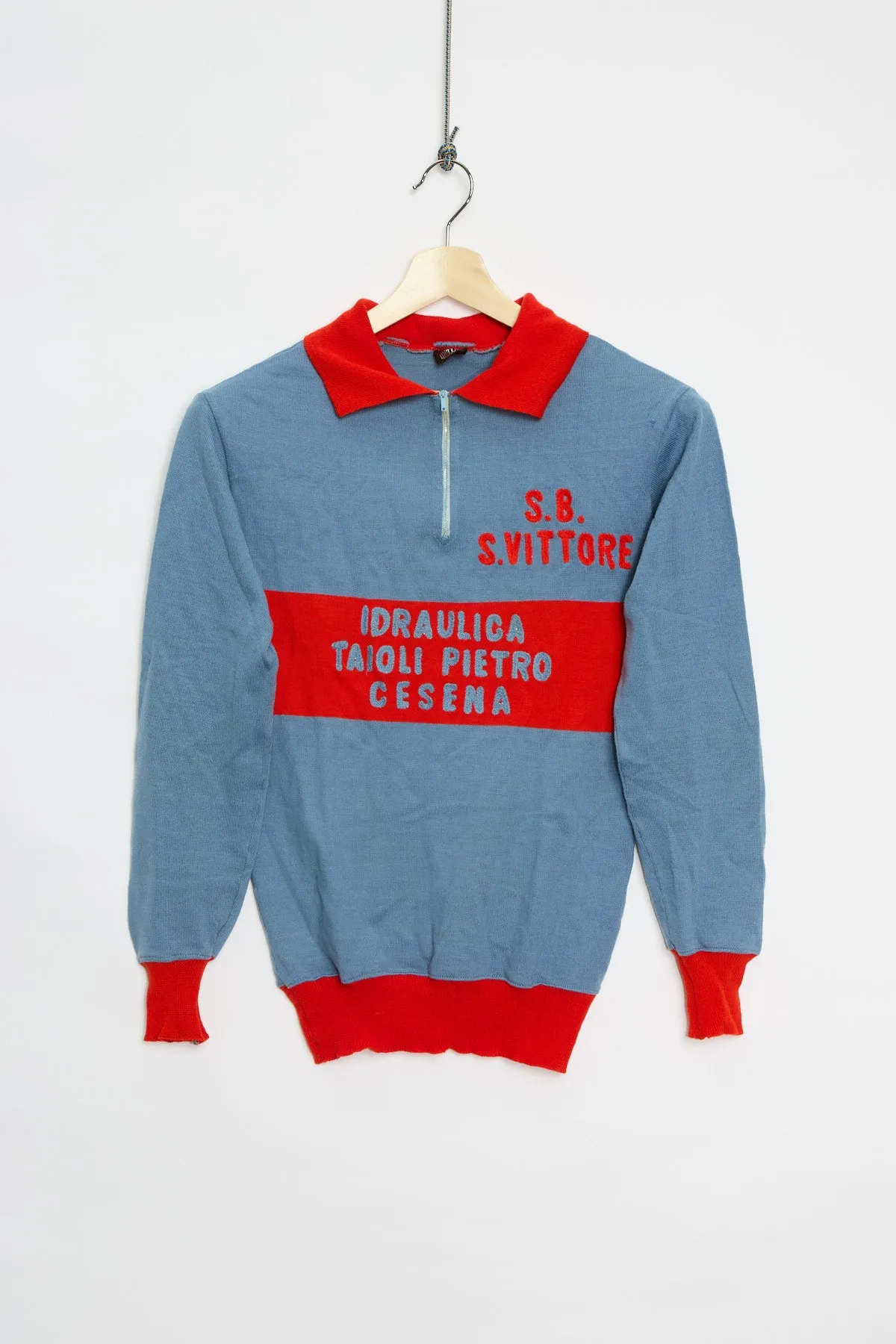 Vintage Italian wool cycling jersey (M) sold by Livid Jeans