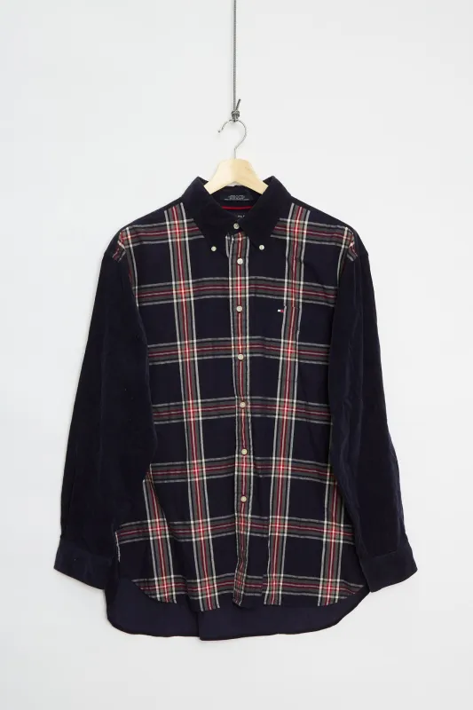 Tommy Hilfiger Flannel/Coduroy shirt (XL) made by Vintage