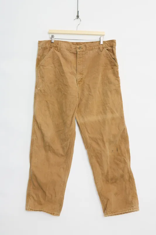 Carhartt Flannel Lined carpenters (w38) made by Vintage