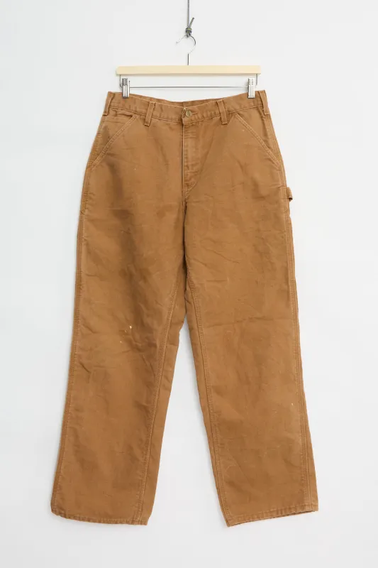 Carhartt Flannel Lined carpenters (W31) made by Vintage