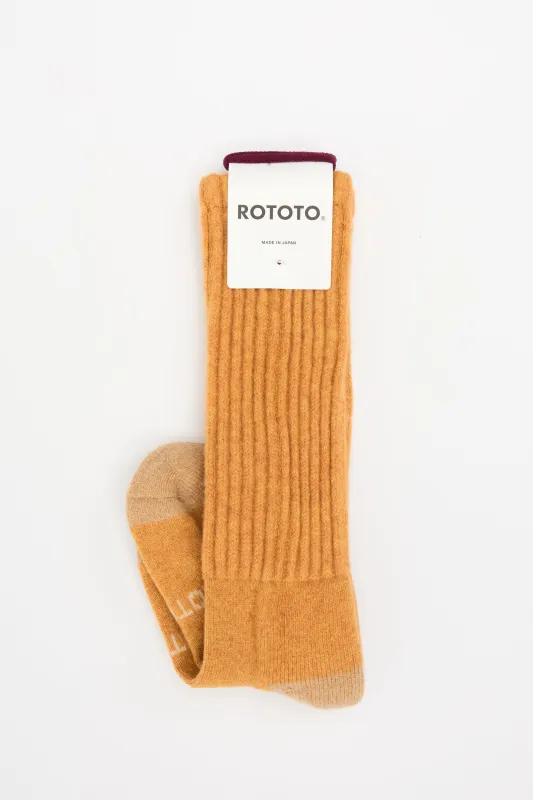 Merino Lambs Wool High Socks D.Yellow sold by Livid Jeans