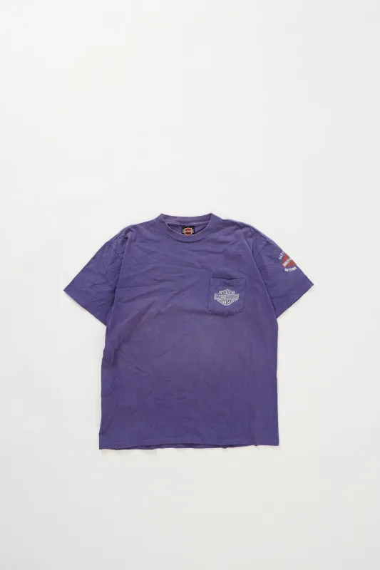 Harley tee (L) sold by Livid Jeans