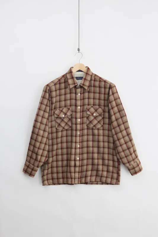 Van Heusen Flannel Shirt (L) sold by Livid Jeans