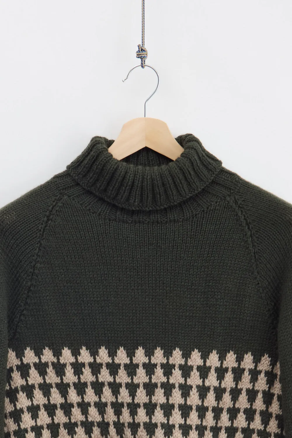 Traditional Wool Knitted Turtleneck (S) sold by Livid Jeans product image thumbnail 2