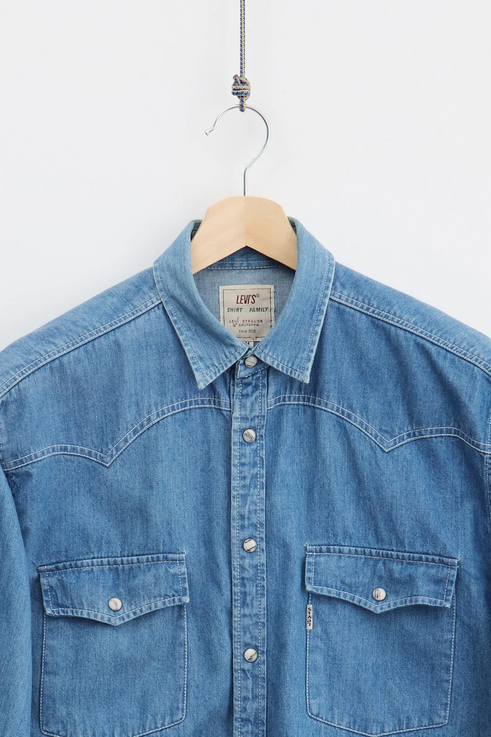 90's Levi's Western Denim Shirt (M) sold by Livid Jeans product image thumbnail 2