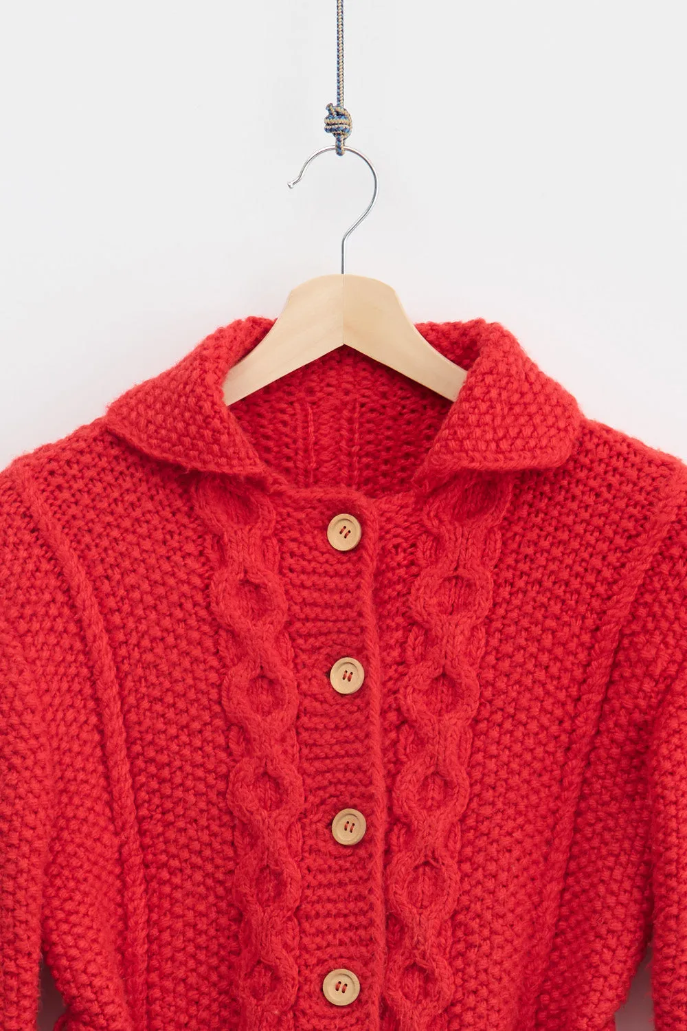 Traditional Cable Knit Cardigan (S) sold by Livid Jeans product image thumbnail 2