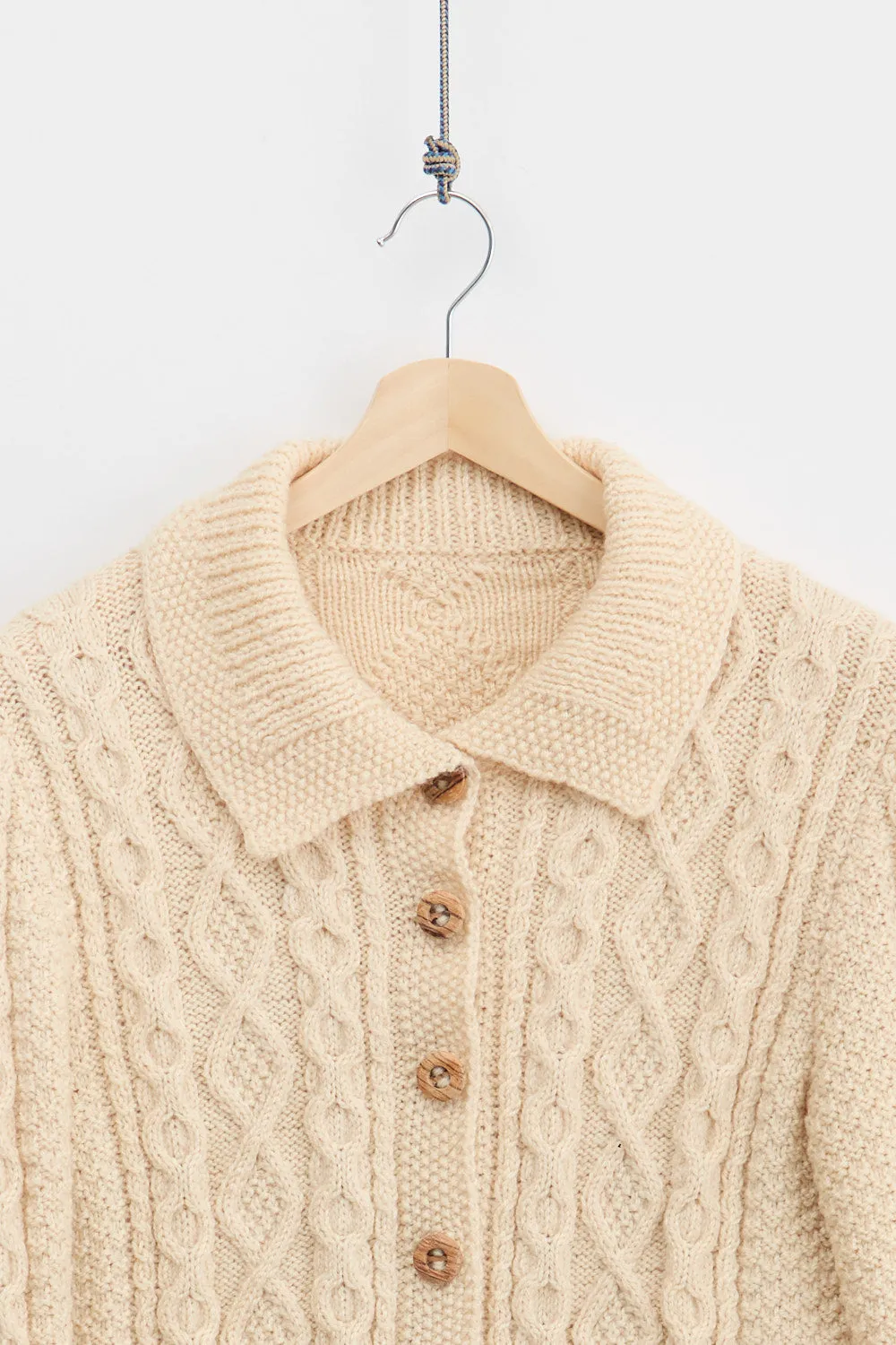 Traditional Cable Knit Cardigan (M) sold by Livid Jeans product image thumbnail 2