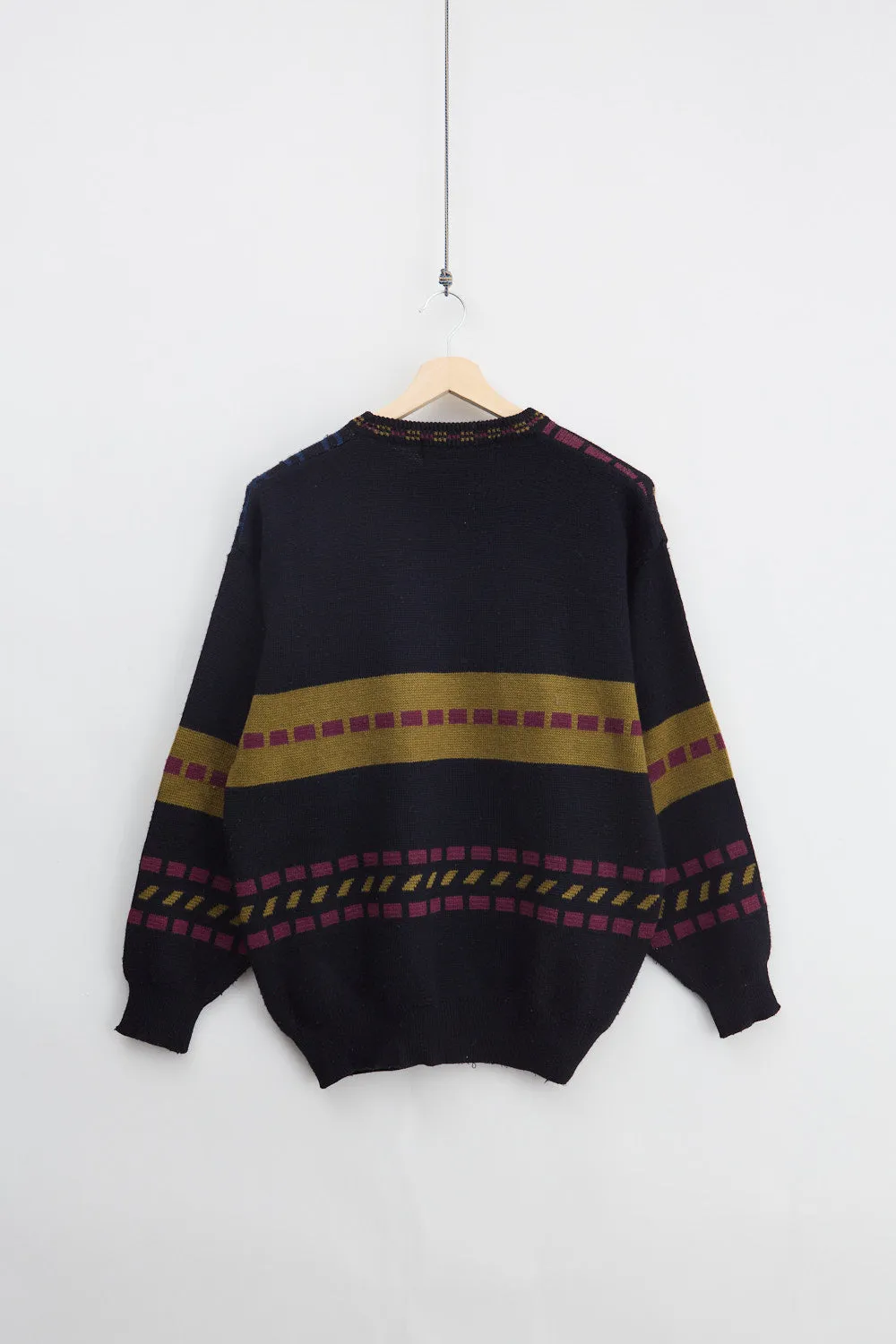 Heavyweight Jaquard Knit Sweater (L) sold by Livid Jeans product image thumbnail 3