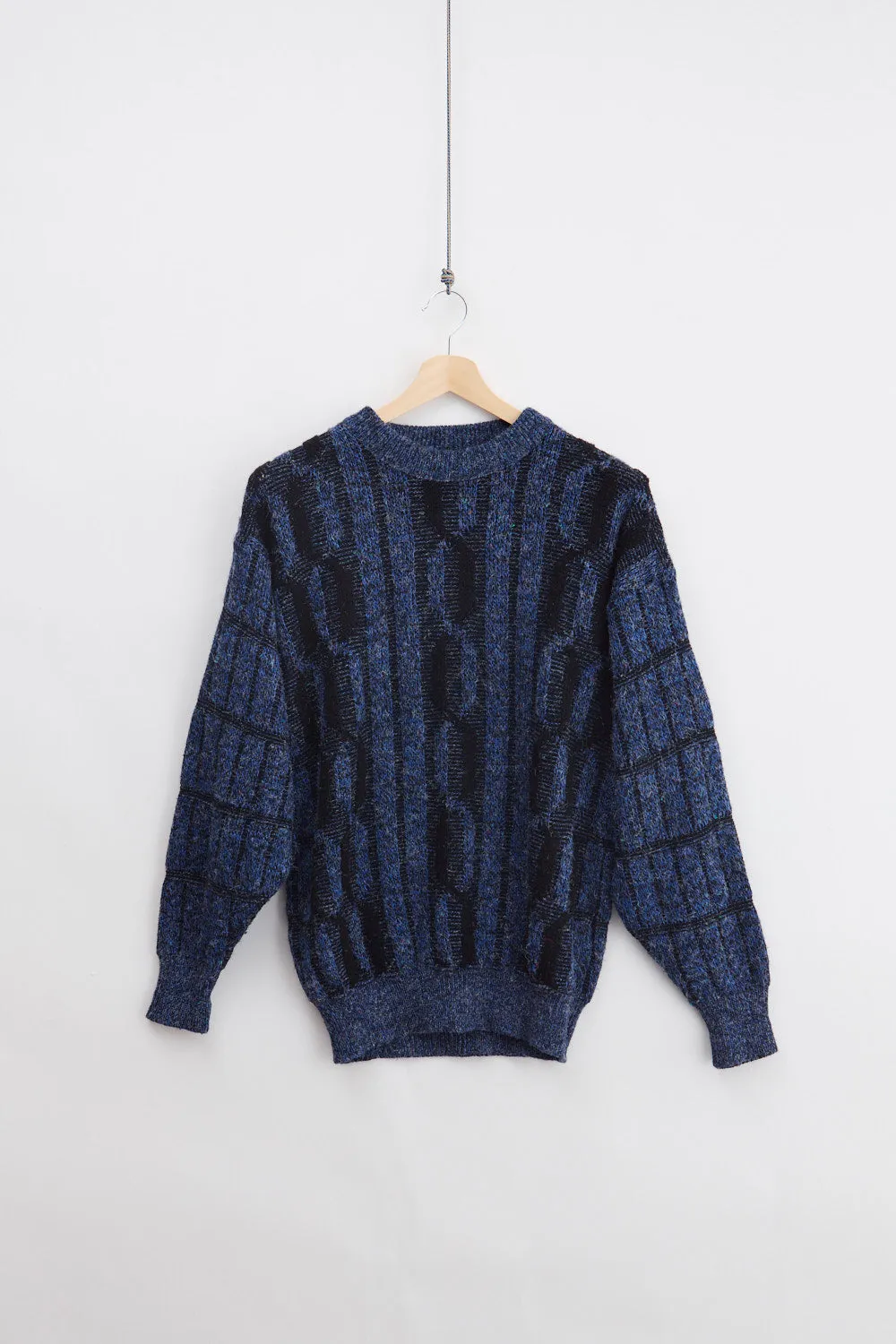 Cable Knit Wool Sweater (L) sold by Livid Jeans