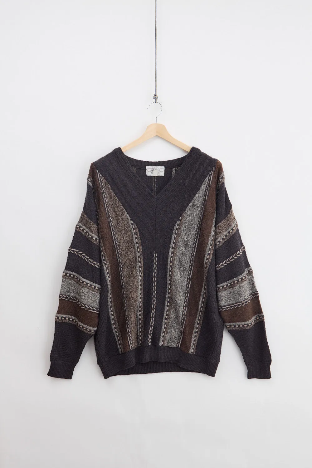 Jaquard Wool Knit Sweater (XL) sold by Livid Jeans