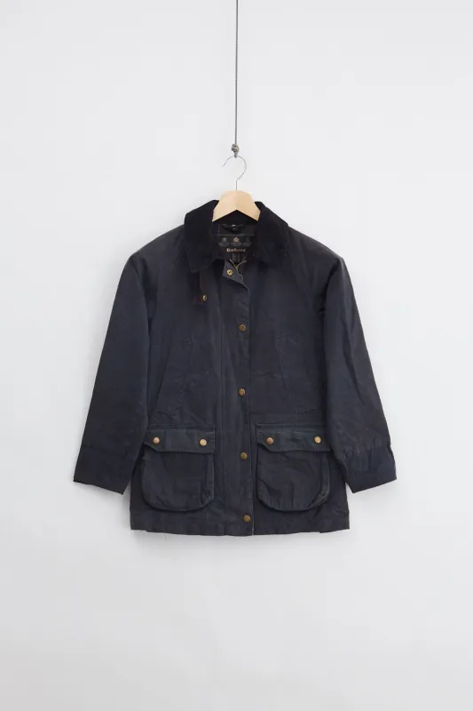 2021 Womens Barbour Acorn Waxed Jacket (XS) made by Vintage