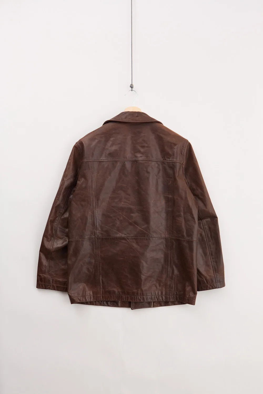 Boss by Hugo Boss Leather Car Coat (M) sold by Livid Jeans product image thumbnail 2