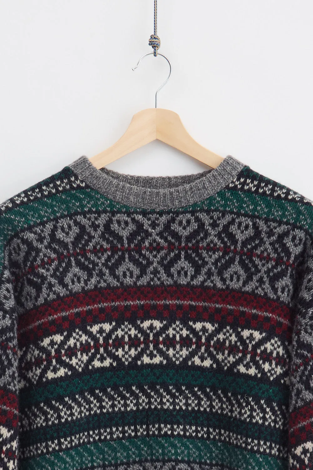 Traditional Norwegian Wool Knit Sweater (XL) sold by Livid Jeans product image thumbnail 2