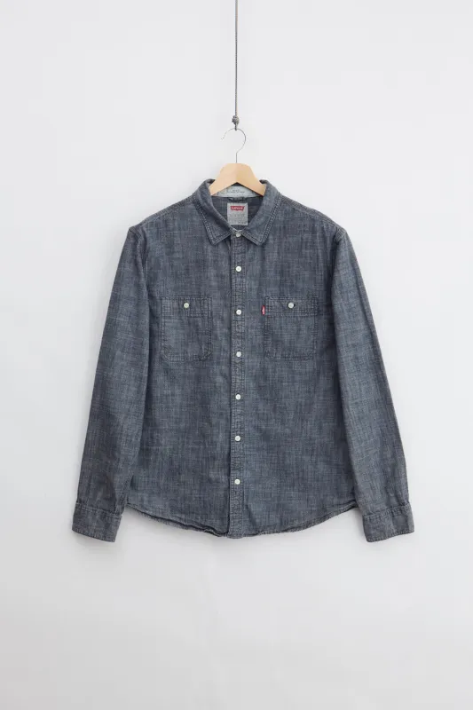 Levi's Denim Shirt (XL) made by Vintage