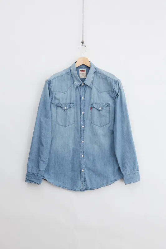 Levi's Western Denim Shirt (XL) sold by Livid Jeans