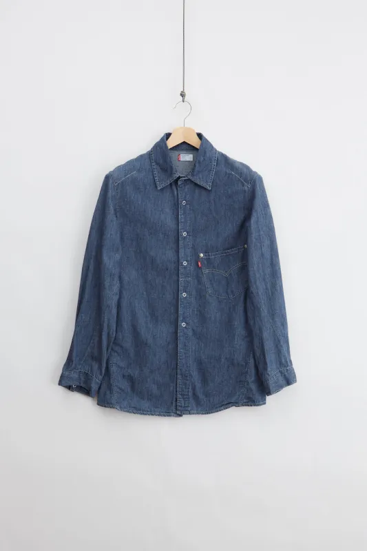 Levi's Engineered Jeans Denim Shirt (S) made by Vintage
