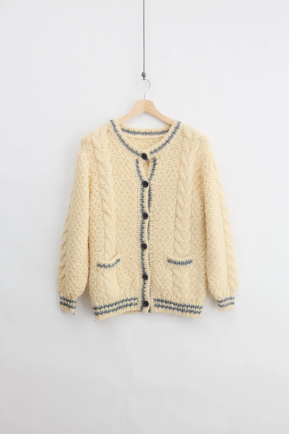 Button-Up Cardigan Knit Sweater (M) sold by Livid Jeans