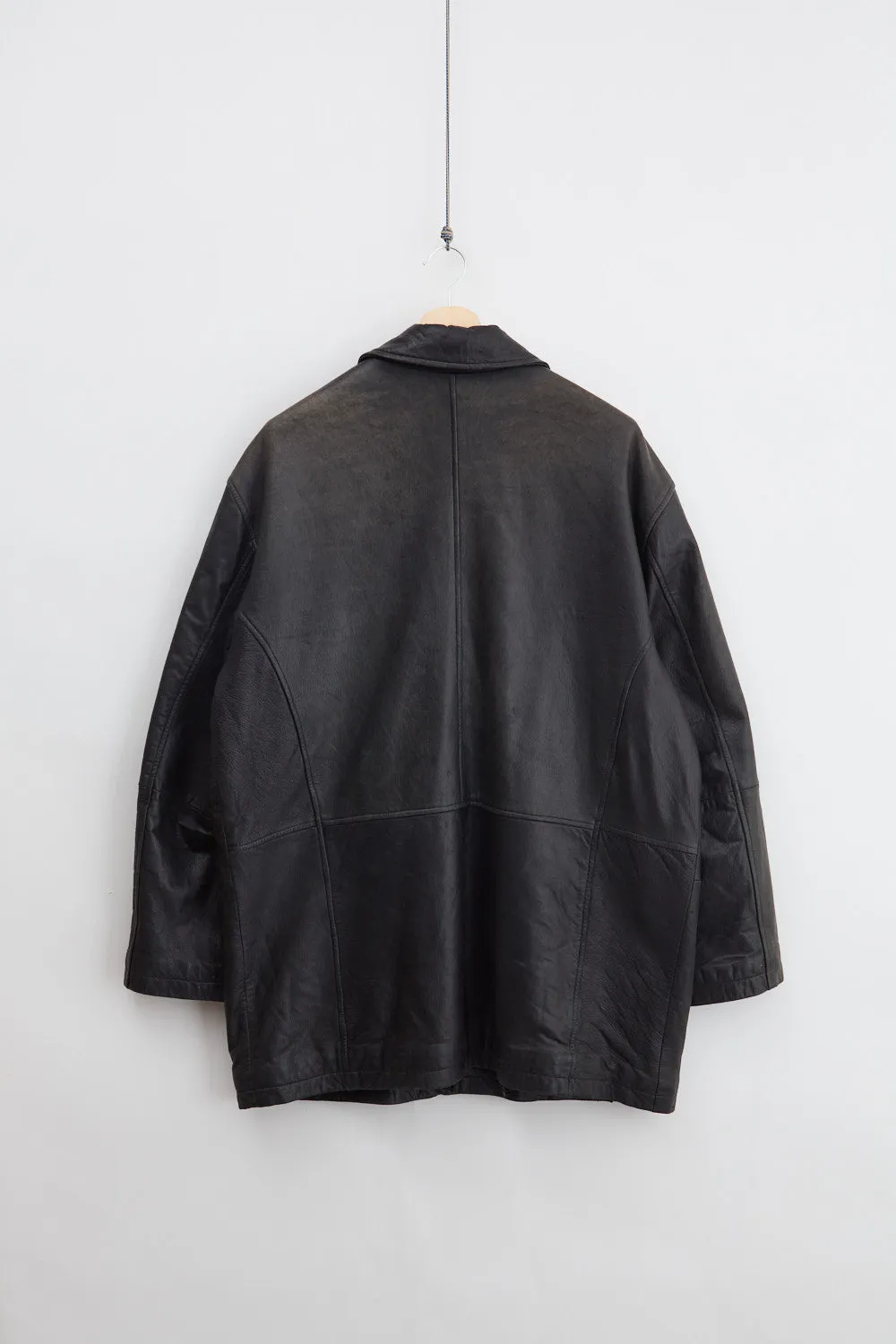 Heavyweight Leather Car Coat (XL) sold by Livid Jeans product image thumbnail 2