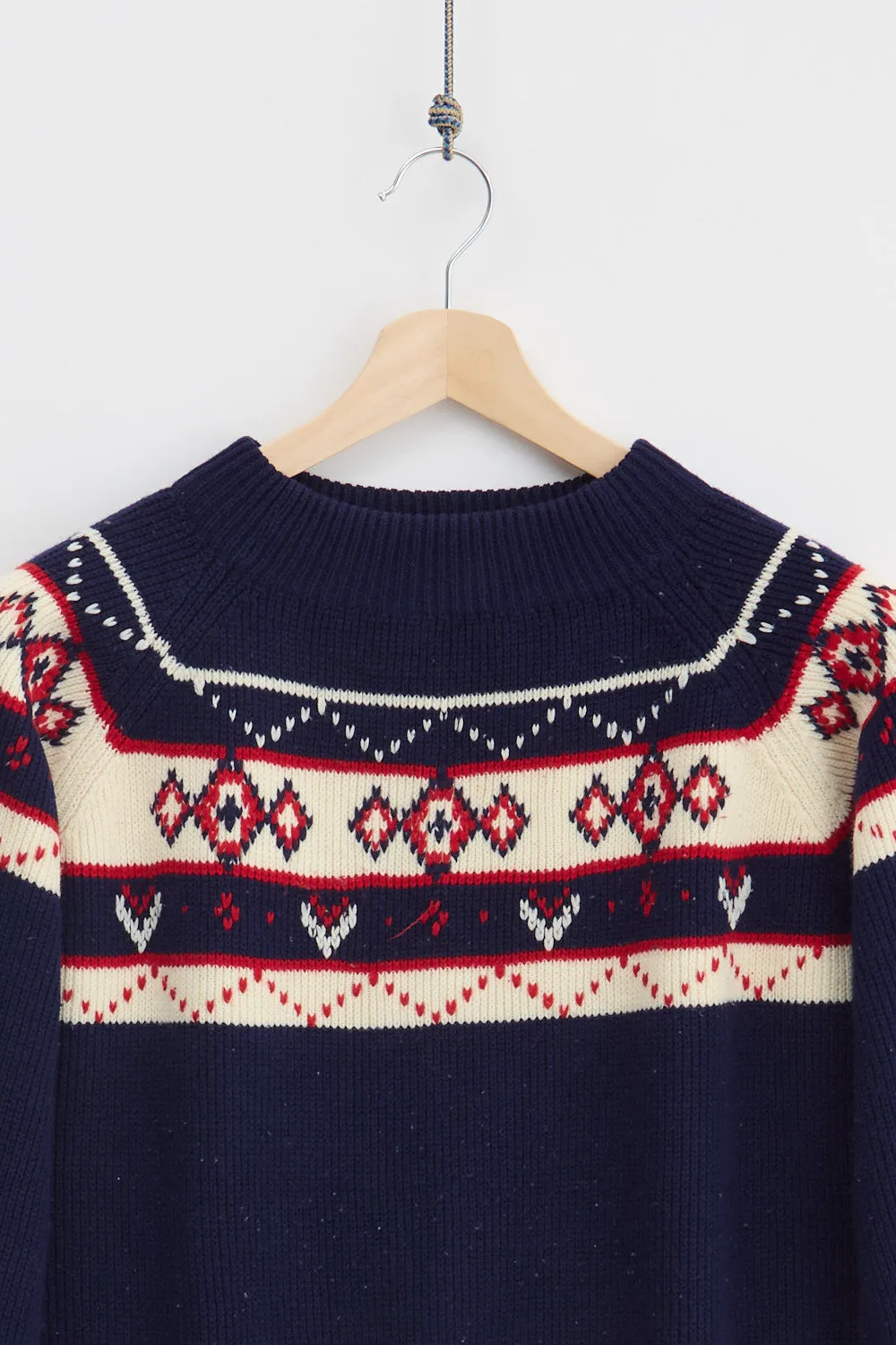 Setesdal Pattern Mock Neck Sweater (L) sold by Livid Jeans product image thumbnail 2