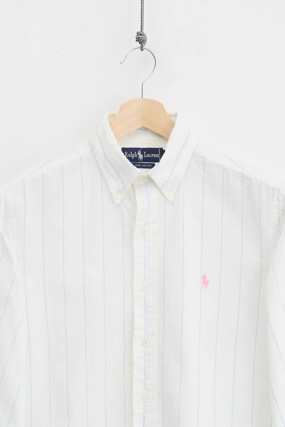 Ralph Lauren Seersucker Shirt (M) sold by Livid Jeans product image thumbnail 2