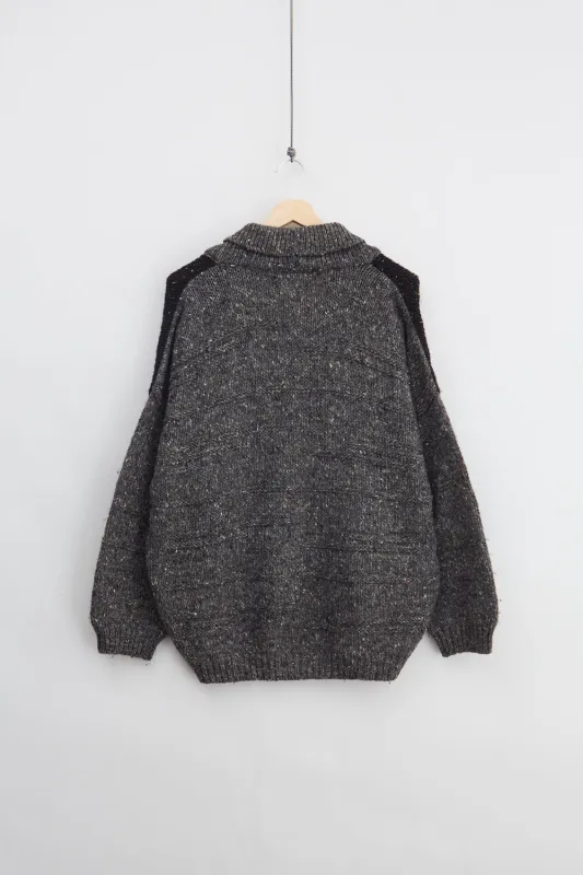 Heavyweight Shawl Collar Wool Cardigan (L) sold by Livid Jeans