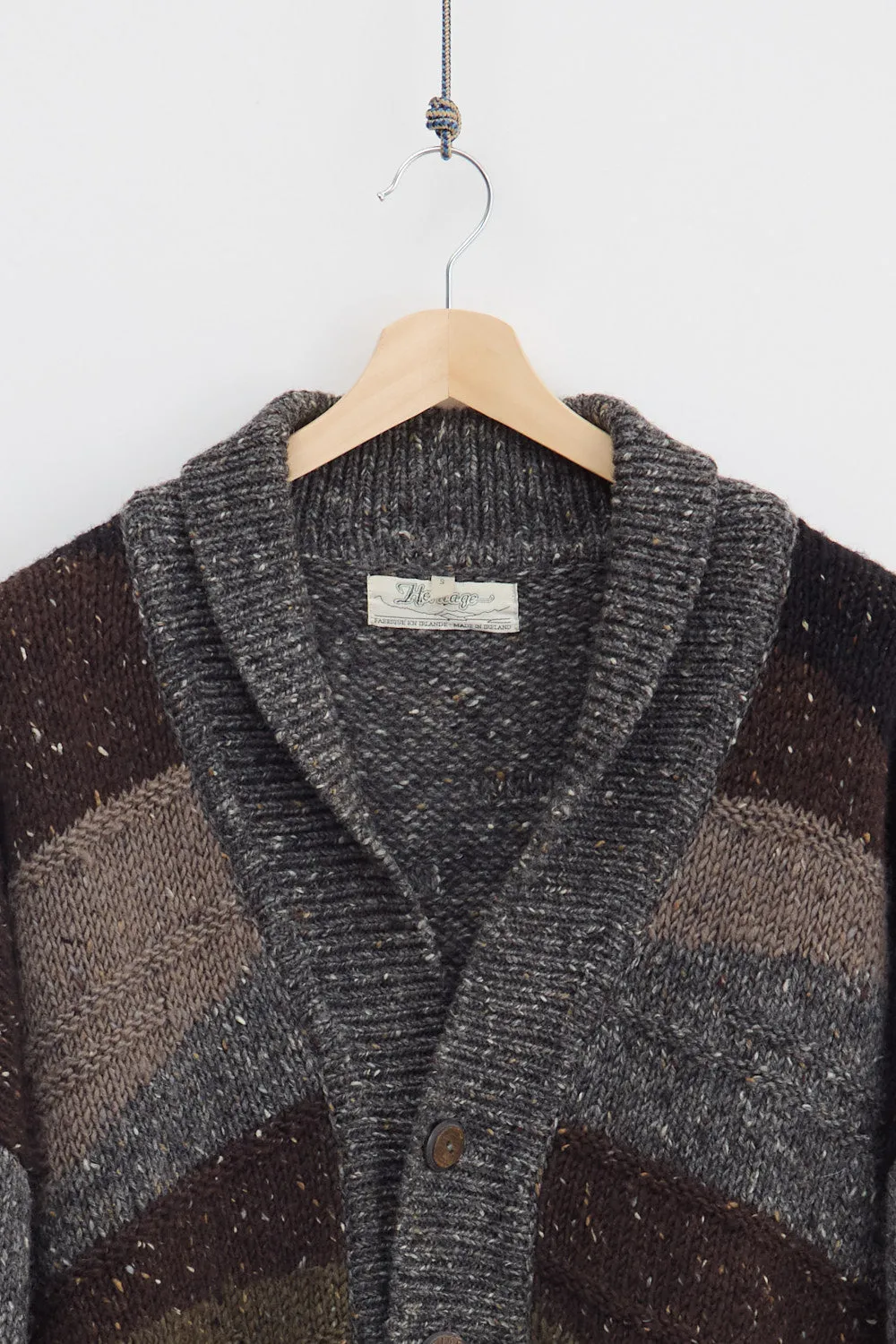 Heavyweight Shawl Collar Wool Cardigan (L) sold by Livid Jeans product image thumbnail 3