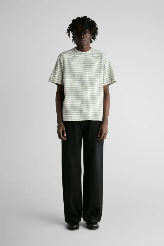 Nelson Green Stripe made by Livid Jeans
