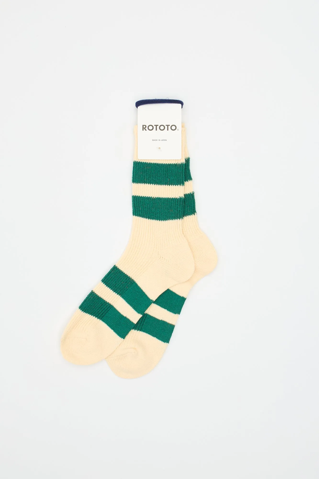 Recycled Cotton Stripe Ecru/Green sold by Livid Jeans product image thumbnail 2