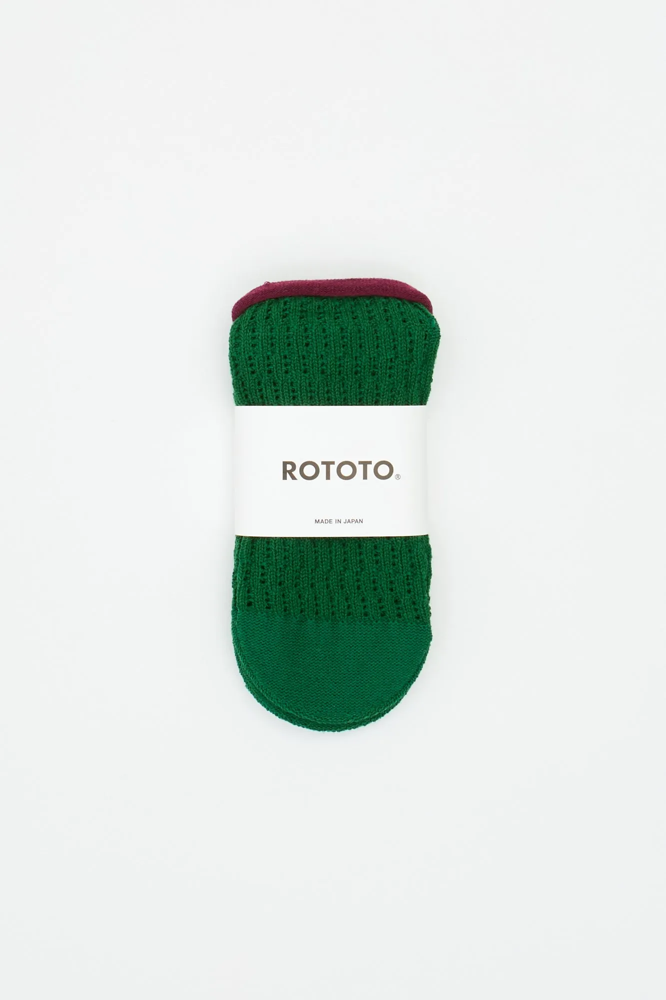 Folk Crochet Socks Green sold by Livid Jeans