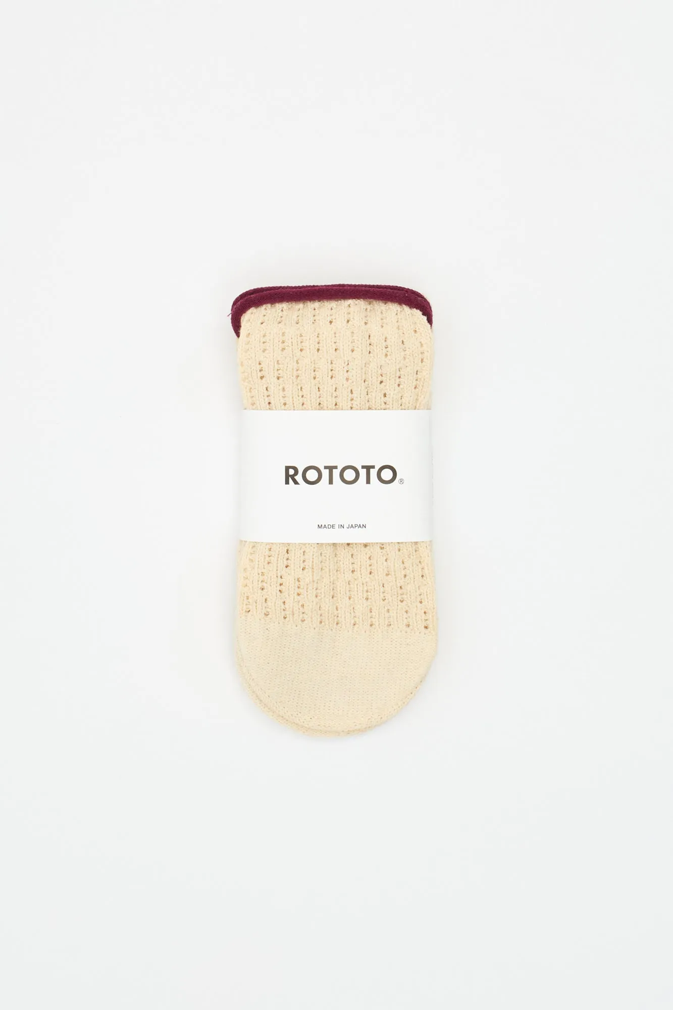 Folk Crochet Socks Ecru sold by Livid Jeans