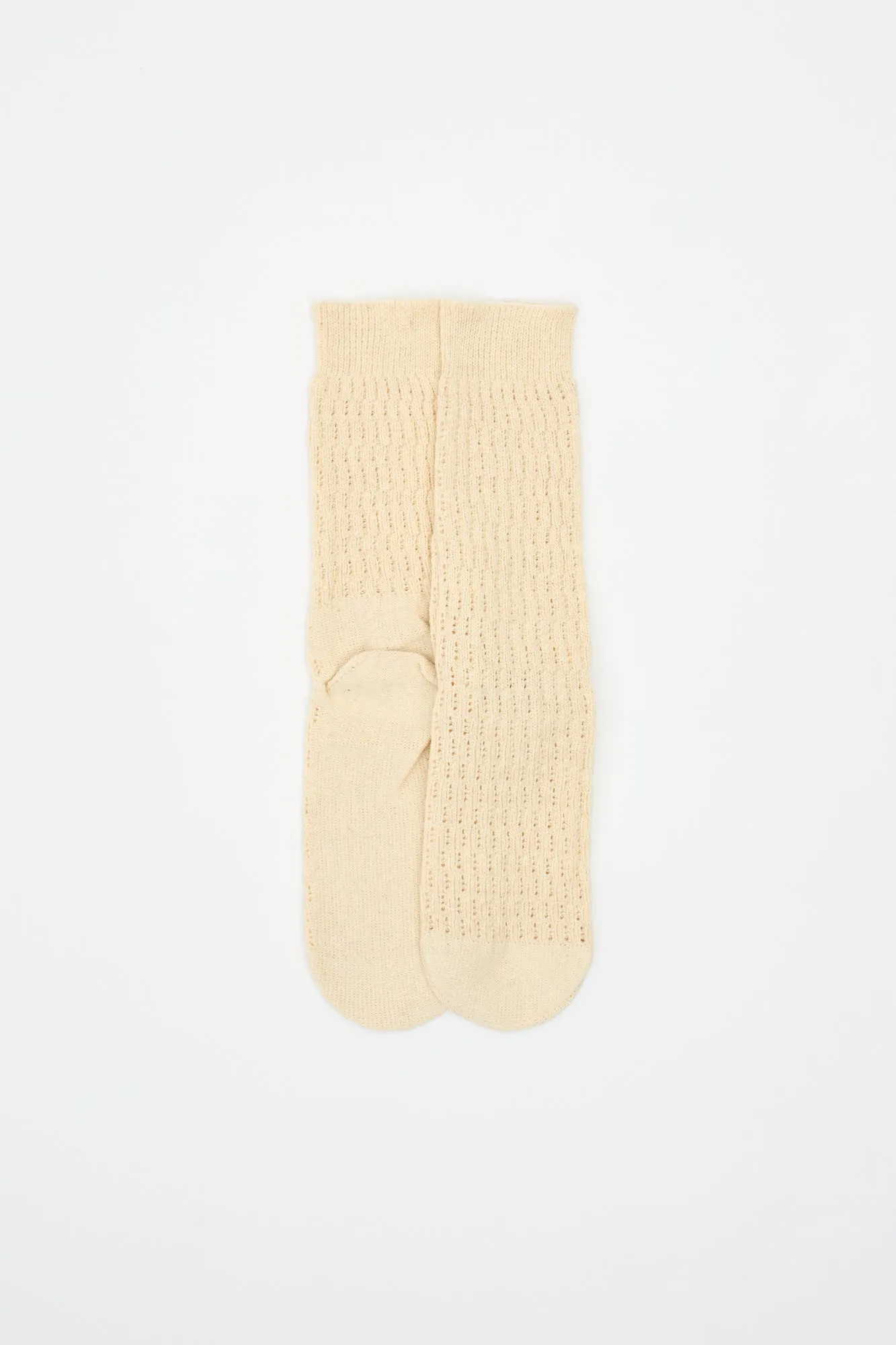 Folk Crochet Socks Ecru sold by Livid Jeans product image thumbnail 2