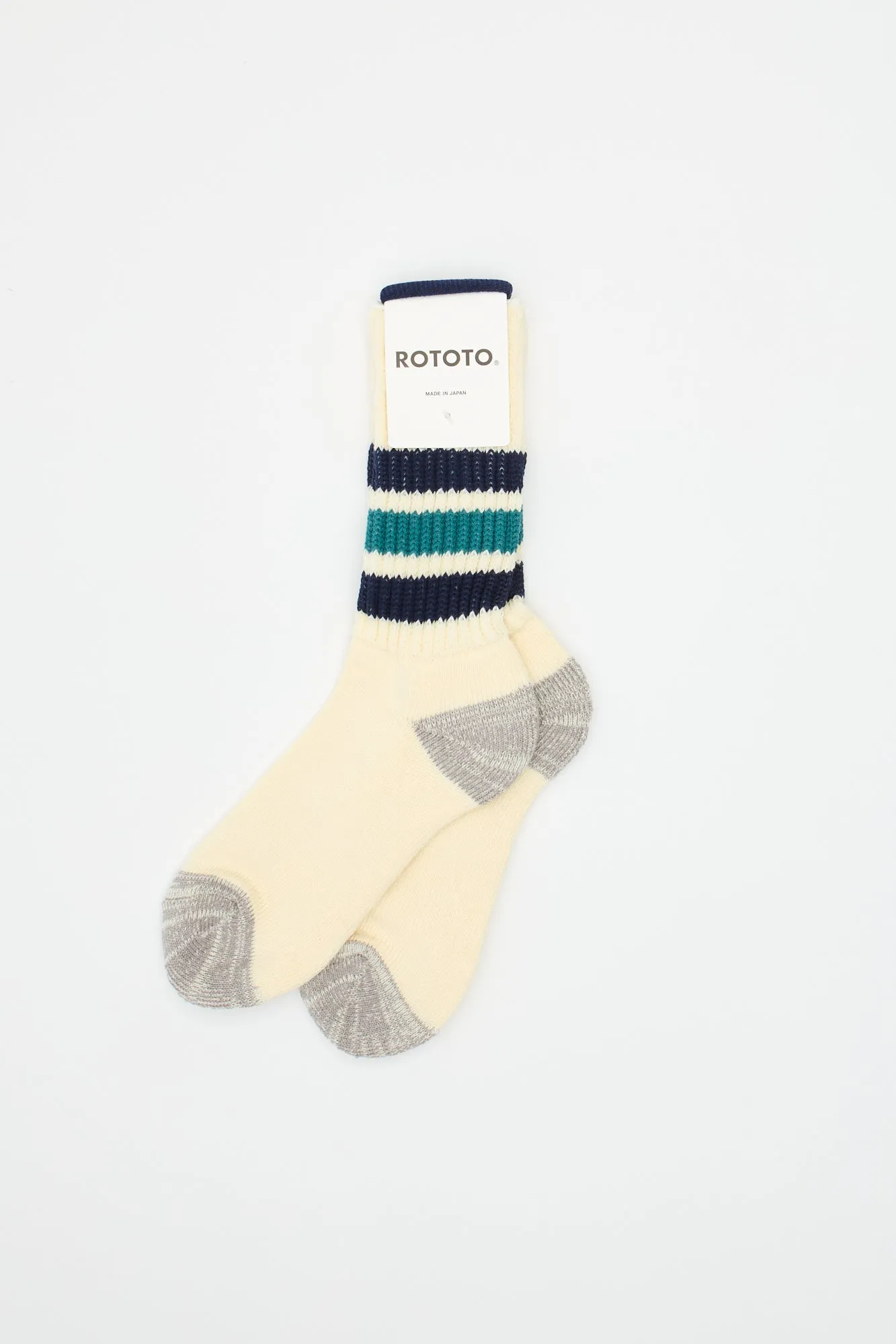 Coarse Ribbed Oldschool Crew Navy Blue-Turquoise sold by Livid Jeans product image thumbnail 2
