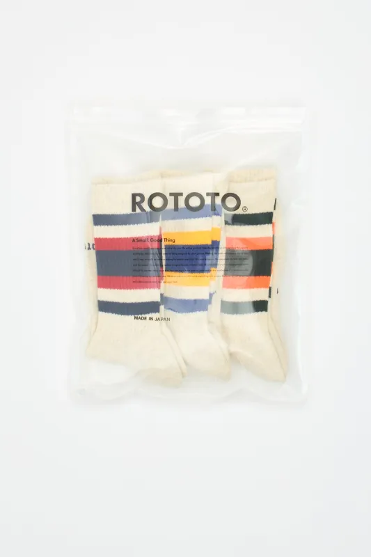 3 Pack Everyday Athletic Socks made by ROTOTO