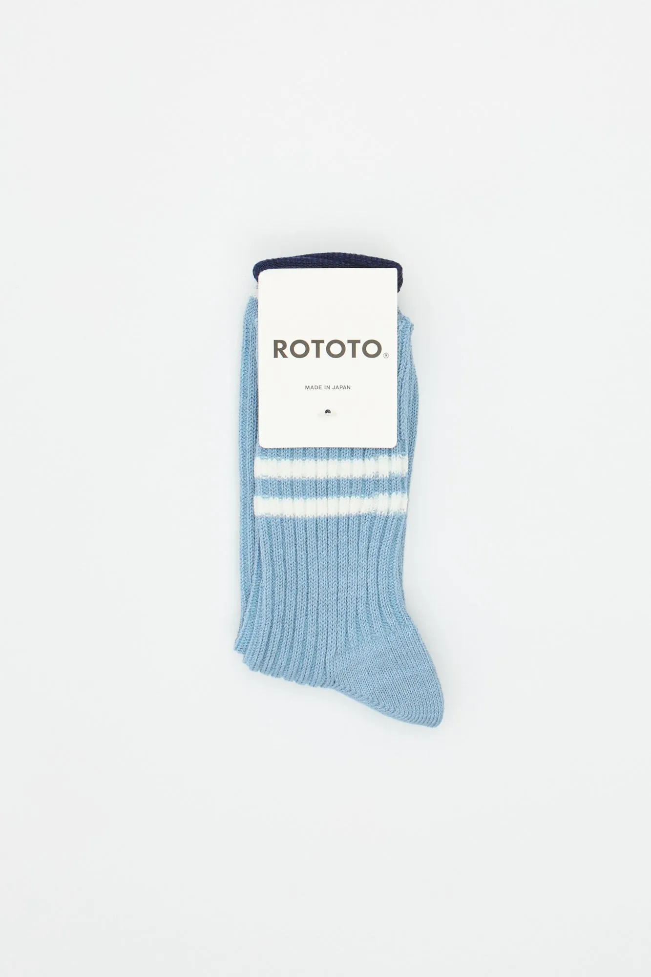 Hemp Organic Cotton Stripe Socks Morning Blue sold by Livid Jeans