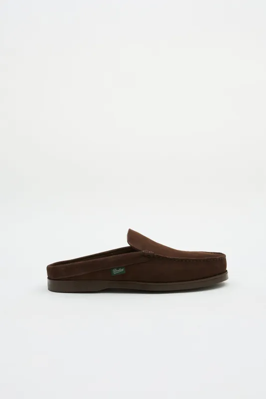 Bahamas Taurillon Nubuck Chocolat made by Paraboot