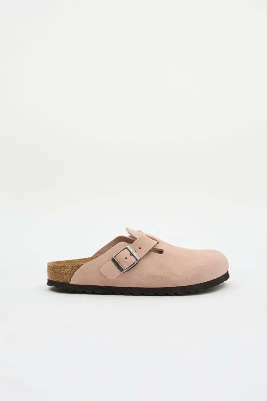 Boston Suede Pink Clay made by Birkenstock