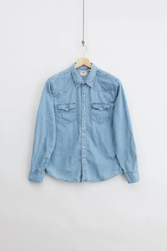 Levi's Western Denim Shirt (L) made by Vintage