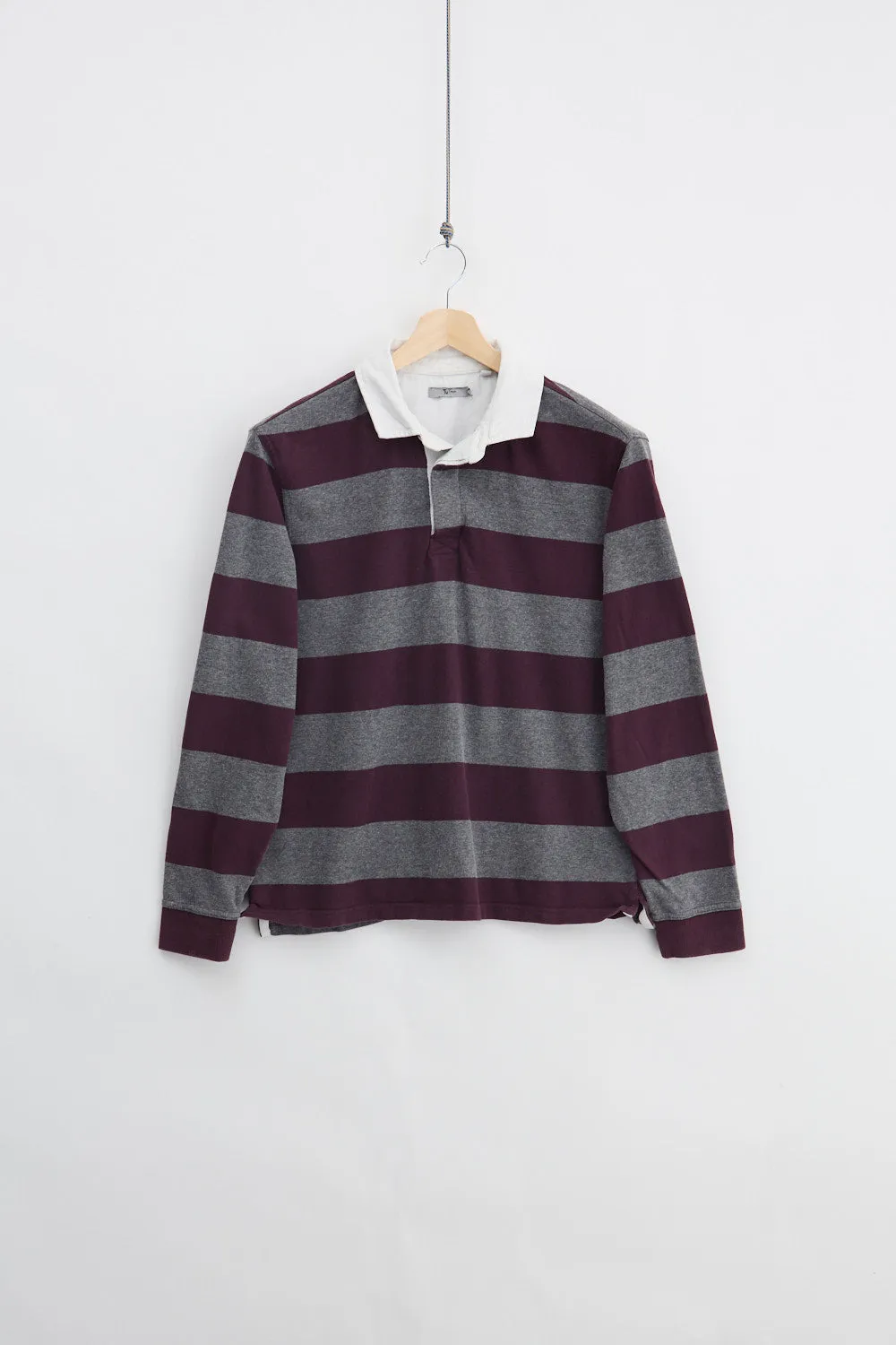 Striped Rugby Shirt (L) sold by Livid Jeans