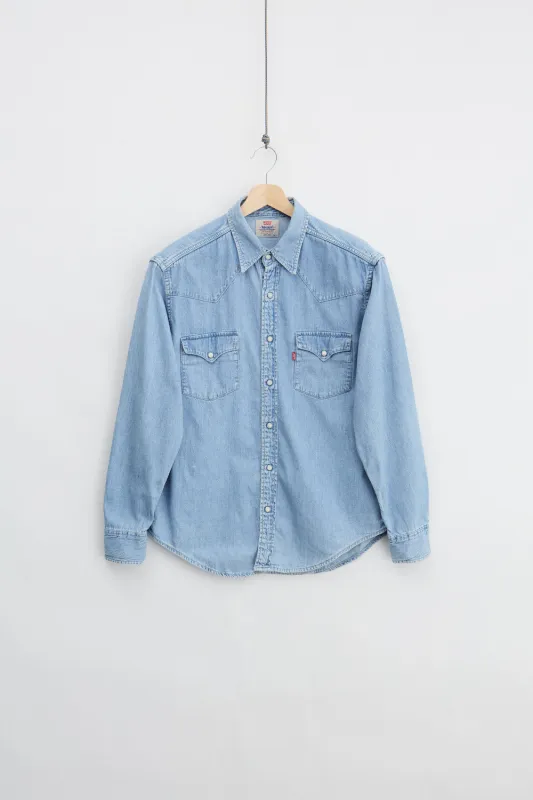 90s Levi's Western Denim Shirt (L) made by Livid Jeans