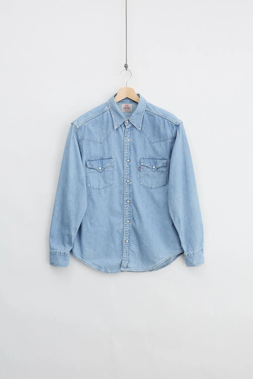 90s Levi's Western Denim Shirt (L) sold by Livid Jeans