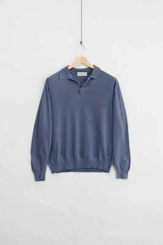 90's Burberry Long Sleeve Polo (M) made by Livid Jeans