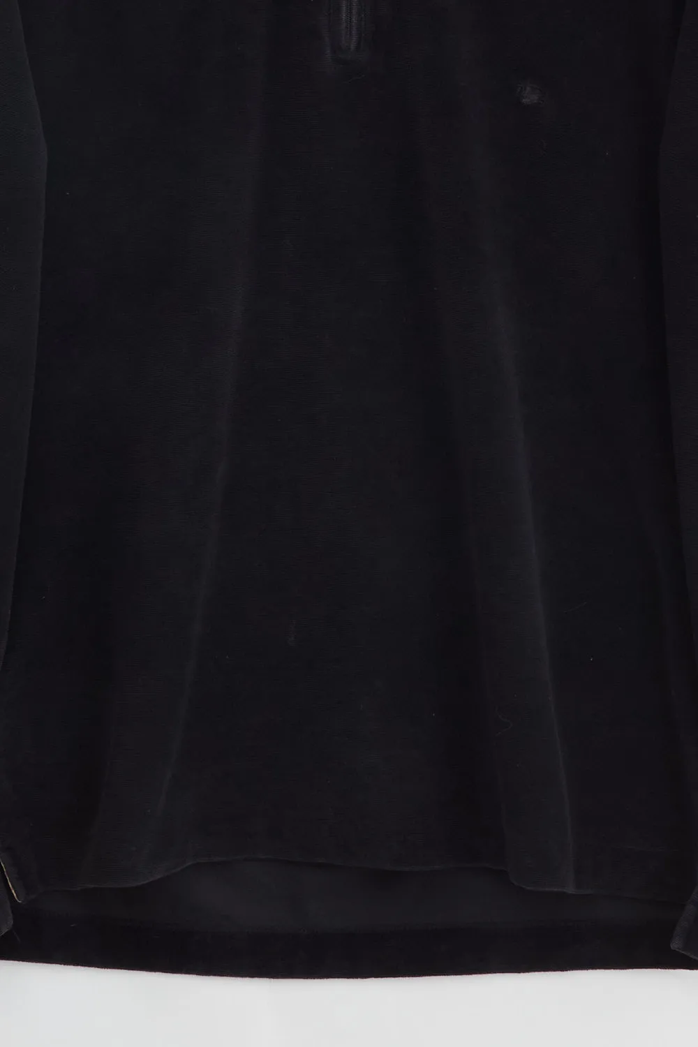 Burberry Long Sleeve Velour Zip Polo (L) sold by Livid Jeans product image thumbnail 3