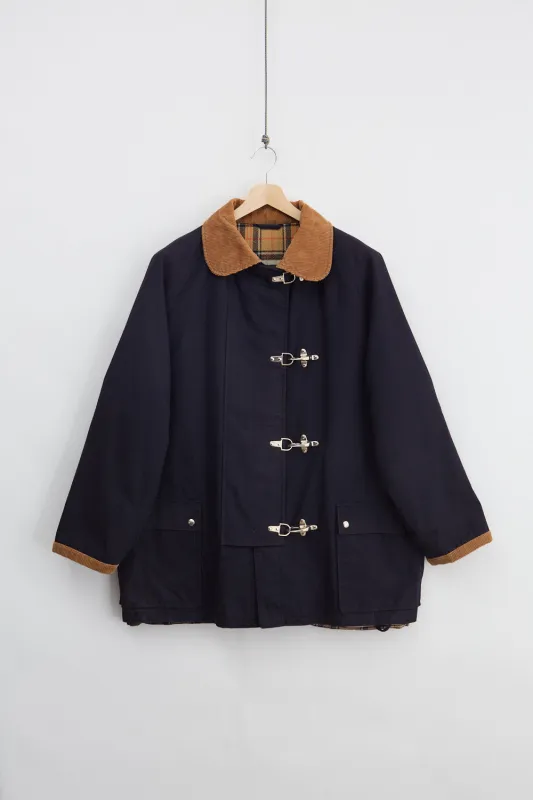 90's Heavyweight Fireman Clasp Coat (L) made by Vintage