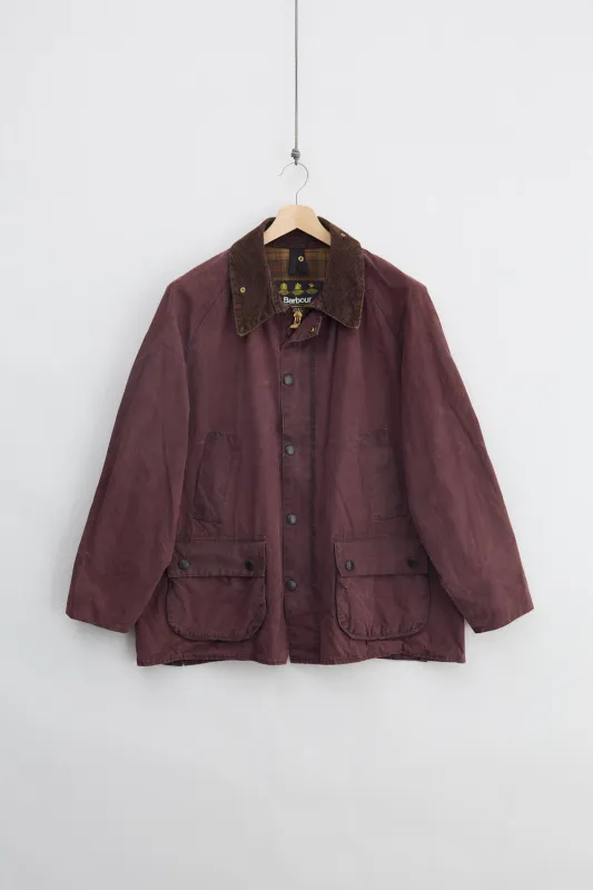 90's Barbour Bedale Waxed Jacket (XL) made by Vintage