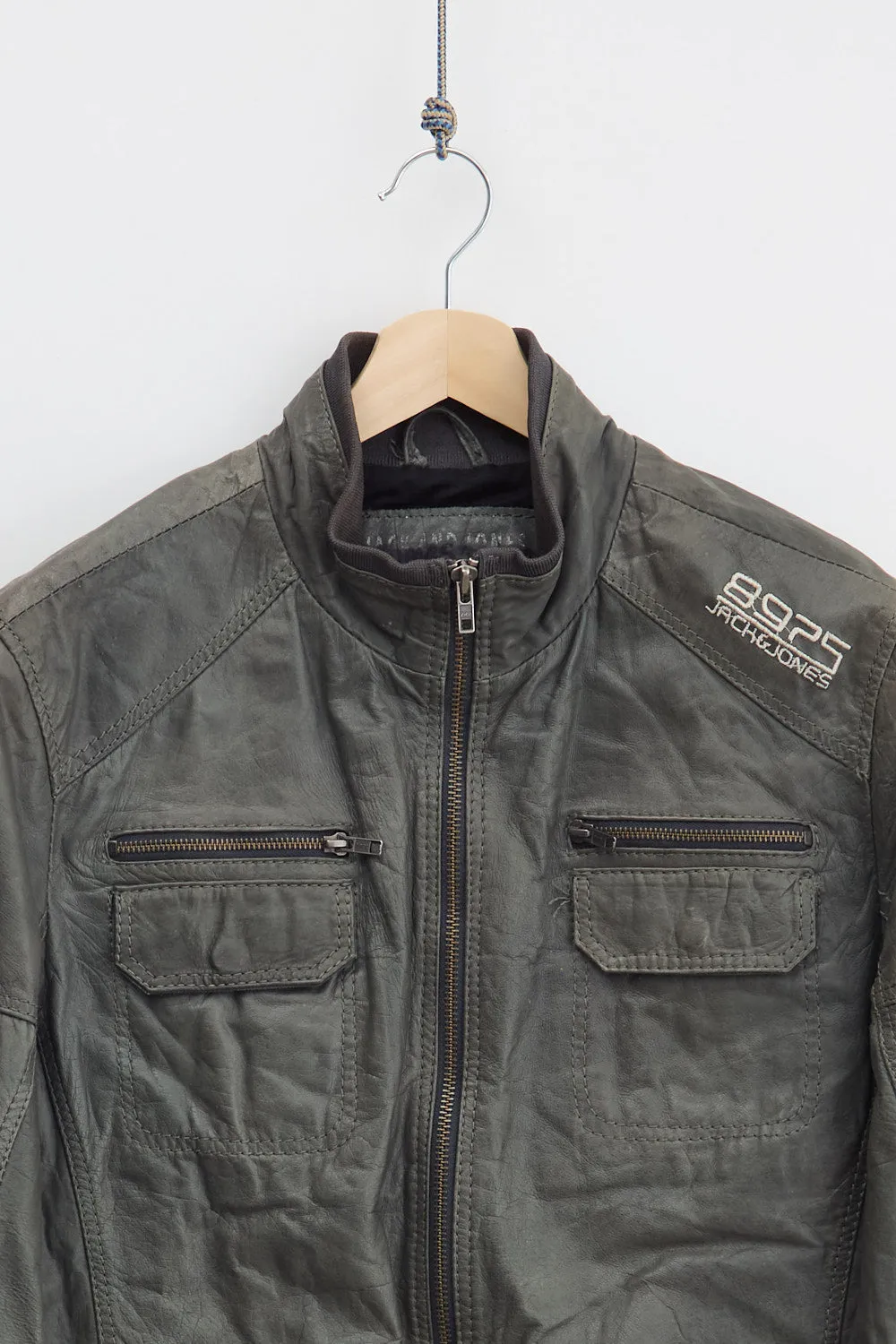 Jack&Jones Leather Biker Jacket (XL) sold by Livid Jeans product image thumbnail 2